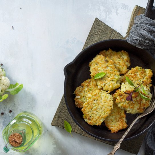 Котлети із запеченої цвітної капусти
