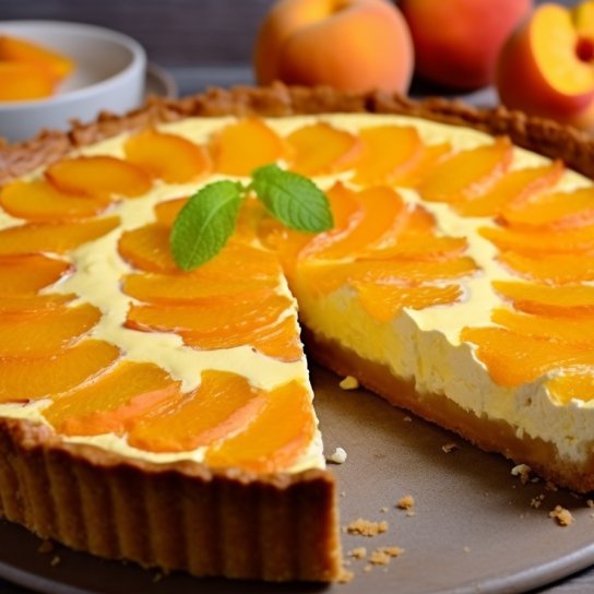 Абрикосовый пирог с начинкой с начинкой