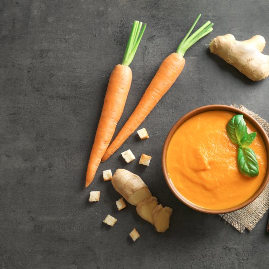 Манна каша з морквою