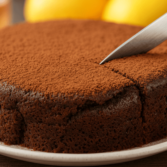 Шоколадний пиріг у мікрохвильовці