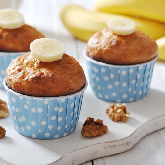 Кекси з вівсянки і банана