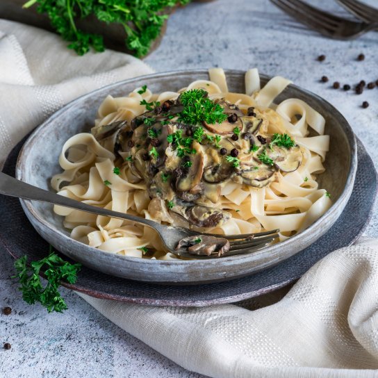 Паста з вершковими грибами: рецепт