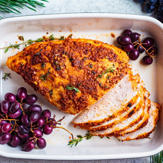 Філе індички у гірчичному соусі