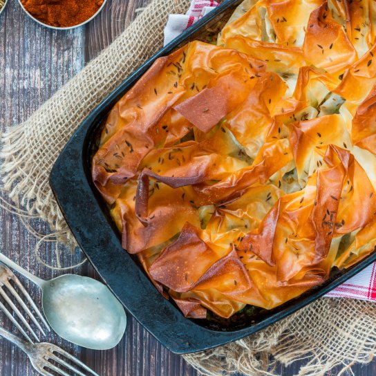 Пиріг з курячим філе