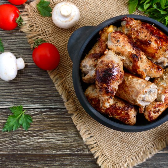 крученики з грибами