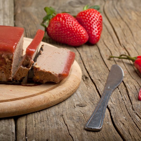 Печінковий паштет з ягідним желе