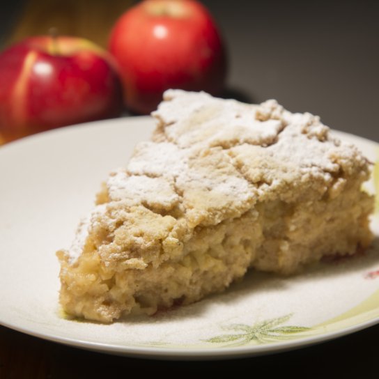 насипний яблучний пиріг