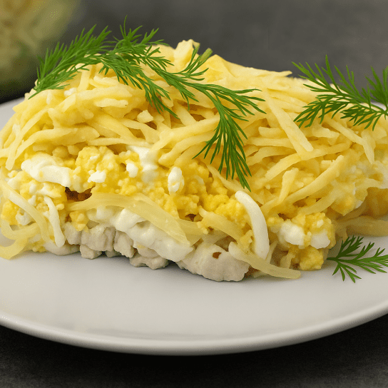 Салат «Анюта» з куркою