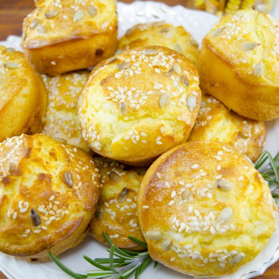 Кукурудзяні кекси із соняшниковим насінням