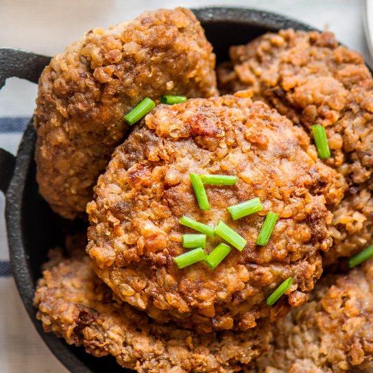 Гречані котлети з грибами