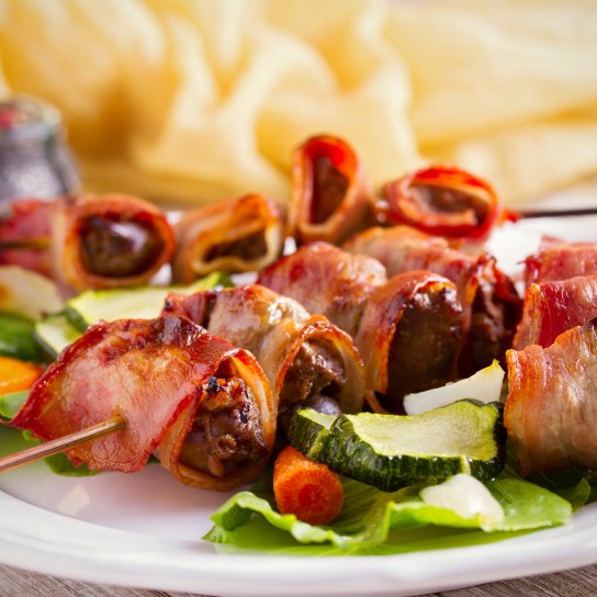 Шашлик з печінки