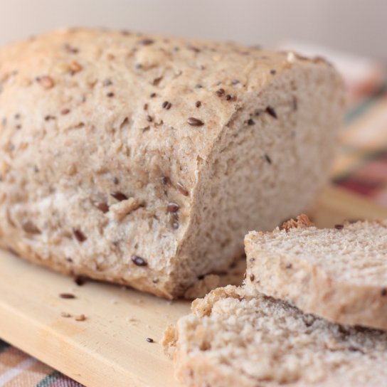 Бездрожжевой хлеб с зеленой гречкой