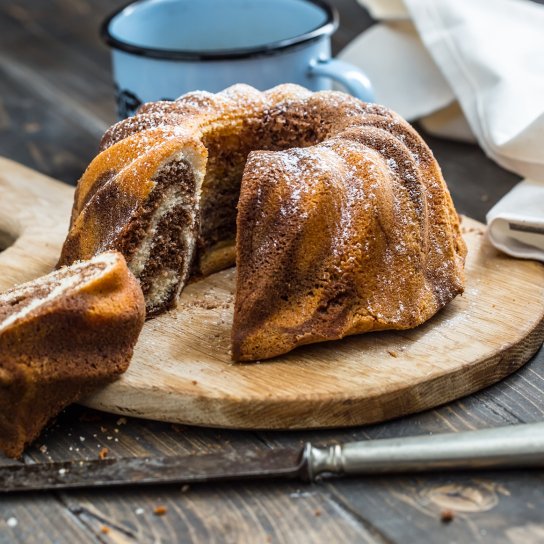 Фінський мармуровий кекс до кави