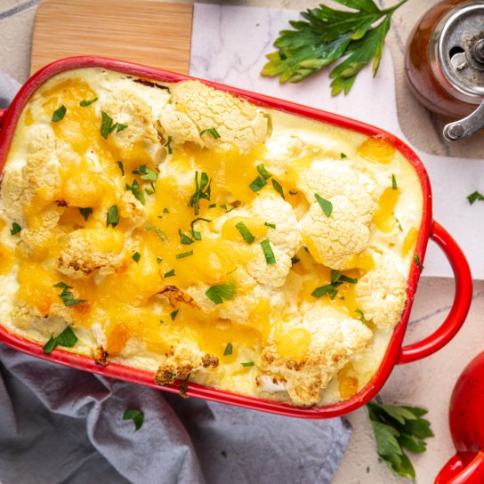 Запіканка з курки і цвітної капусти