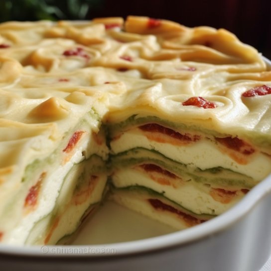 Солодка сирна запіканка з лавашем