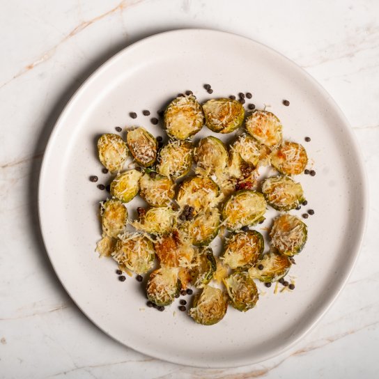 Запеченная брюссельская капуста