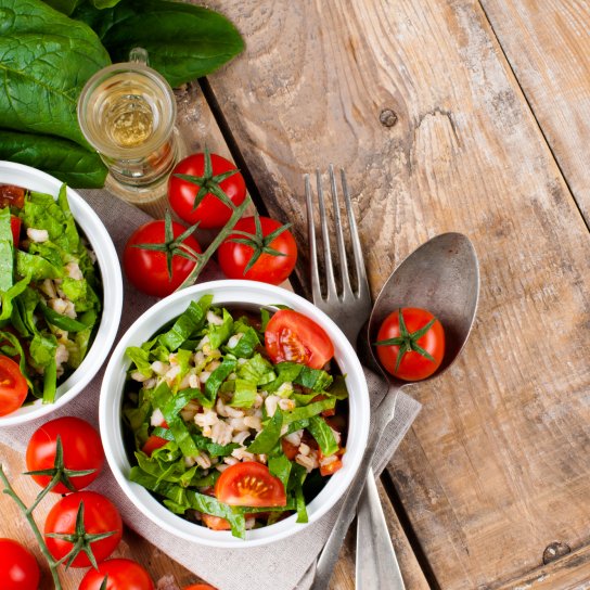 Салат з орзо та оливками