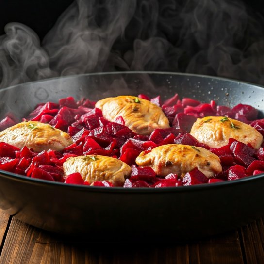 Шпундра з куркою