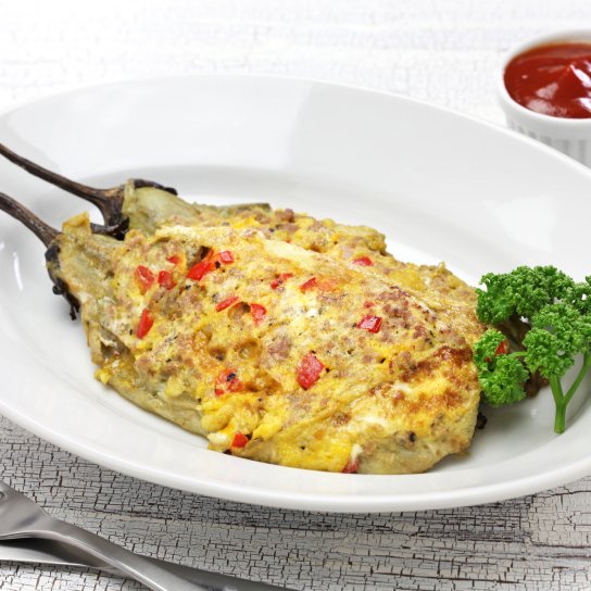 Омлет з баклажана тортанг талонг