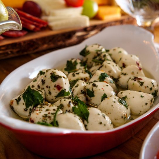 Мариновані сирні кульки