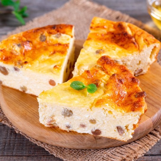 Сирна запіканка з вермішеллю