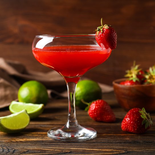 Полуничний дайкірі з ромом