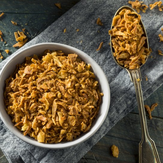 Жареный лук-шалот