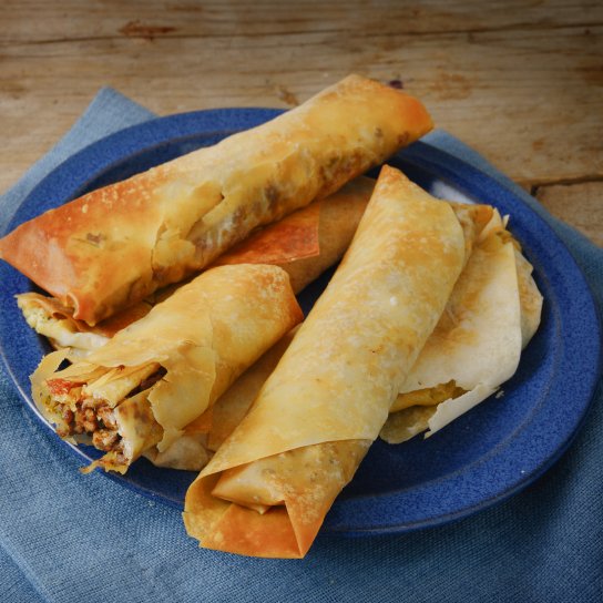 М'ясні рулети з тіста філо