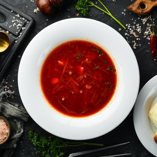 Борщ без м'яса