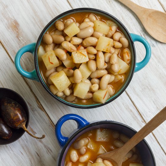 Рагу квасоля з картоплею