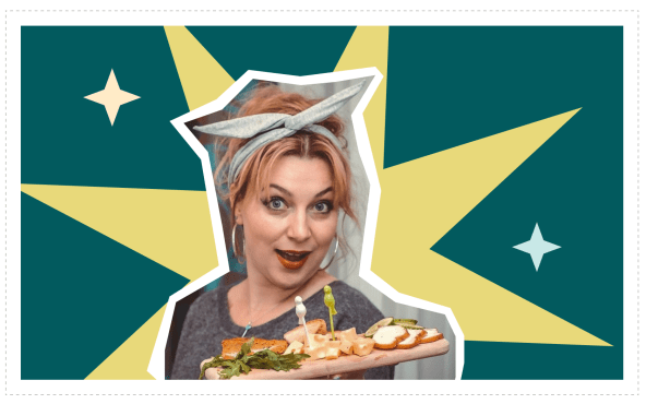 Букет із брускет