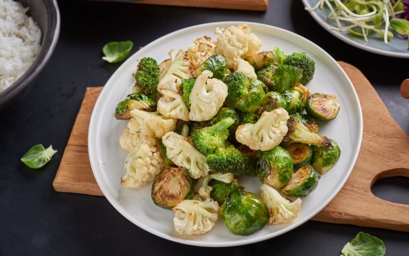 Гарнір з різних видів капусти