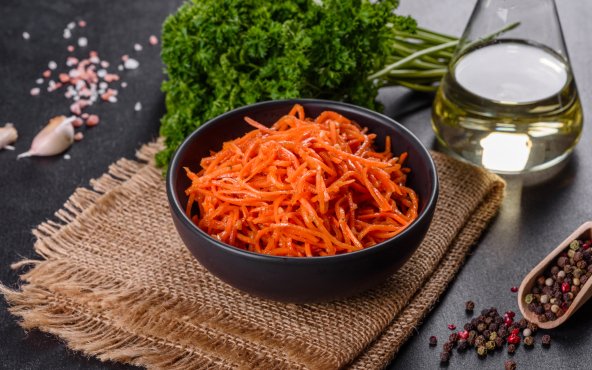 Морква по-корейськи
