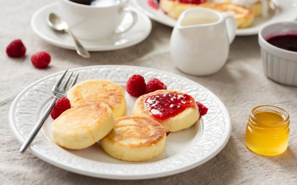 Сирники з яблуками рецепт