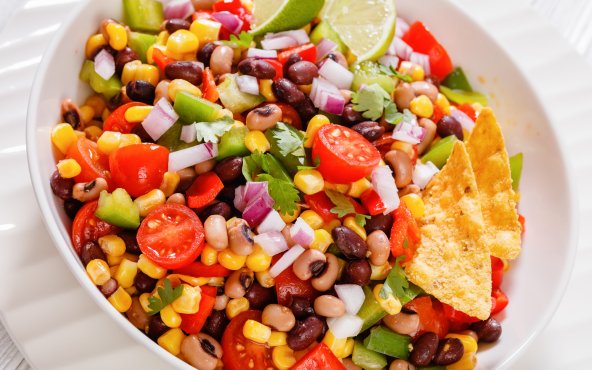 Салат з червоної квасолі