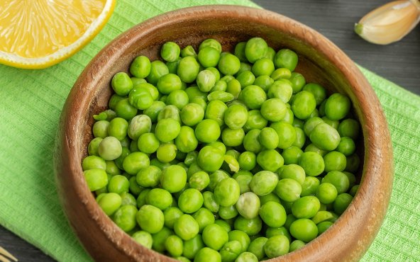 Зелений горошок заморожений
