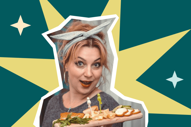 Букет із брускет