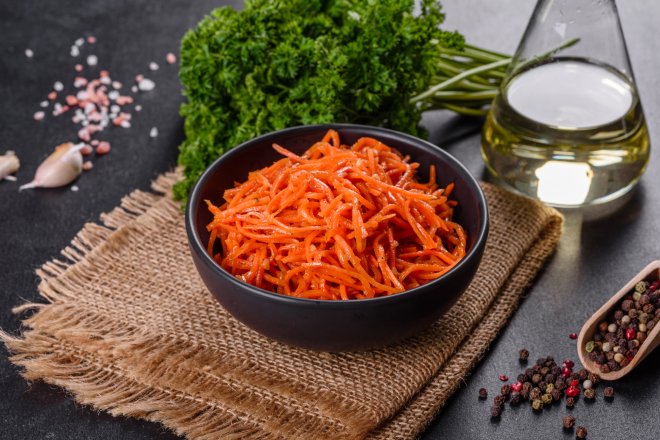 Морква по-корейськи