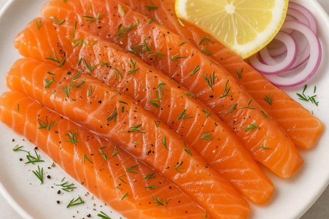 Форель маринована