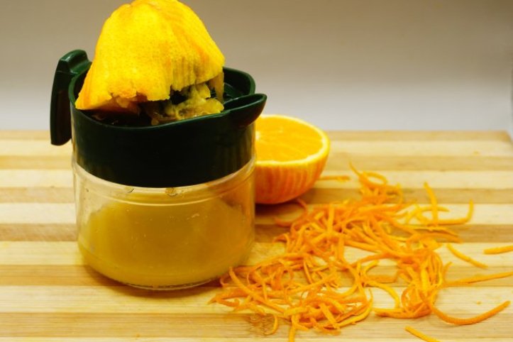 сік з половини апельсина