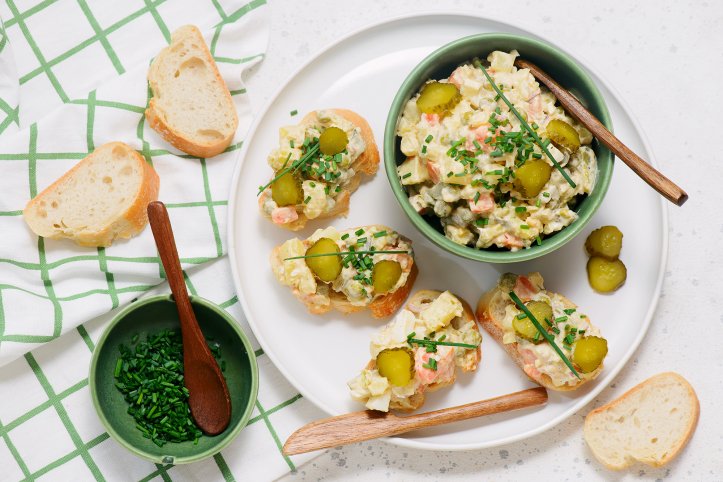 Олів'є з кальмарами