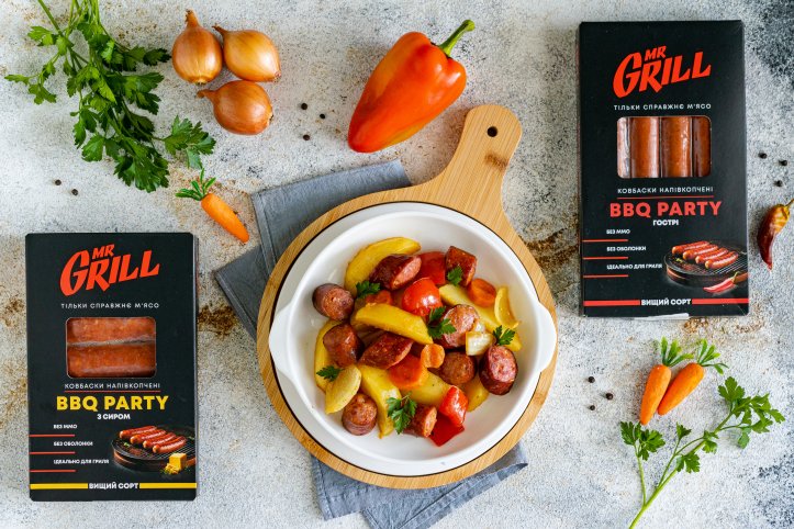 Картопля з ковбасками по-німецьки