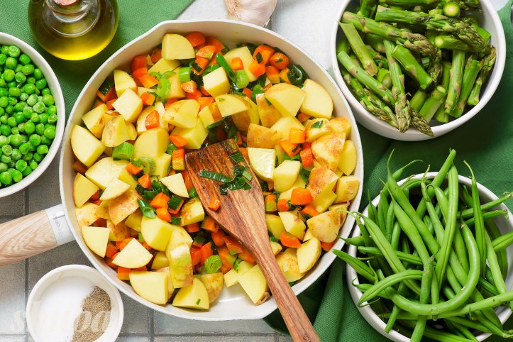 картопля на сковороді