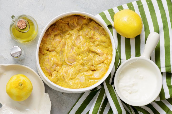 курка в маринаді