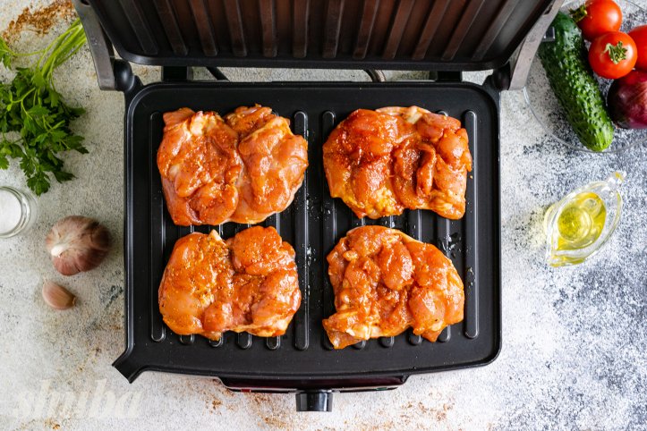 курка на грилі