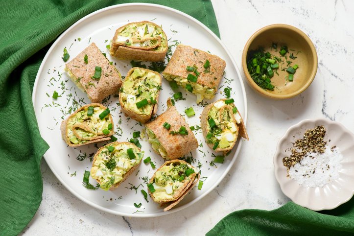 Лаваш з яєчною намазкою