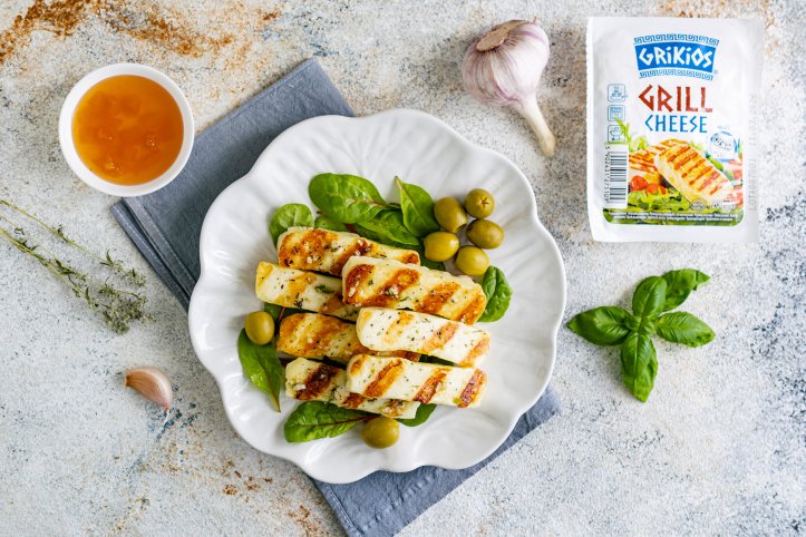 сир на грилі