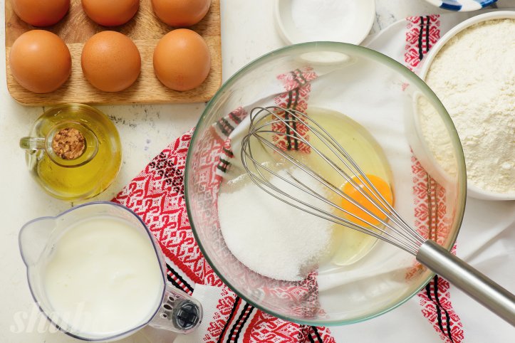 Вергуни, тісто