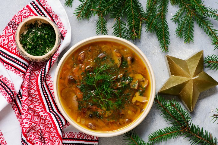 Пісна грибна юшка