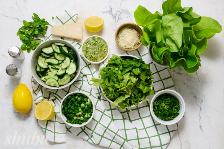 порізані овочі